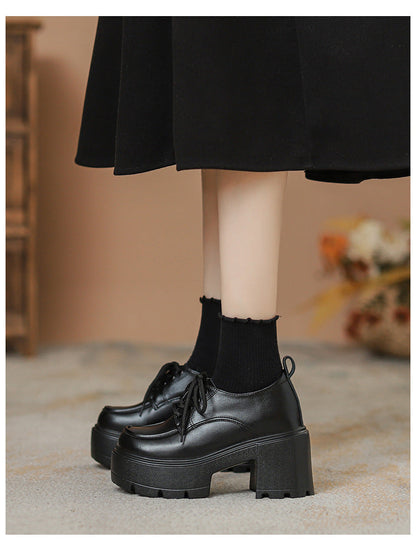Orthopedic Balance Loafers - Chunky Sole, Thick Heel