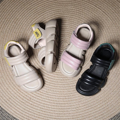 Orthopedic Balance Chunky Platform Adjustable Strap Sandals