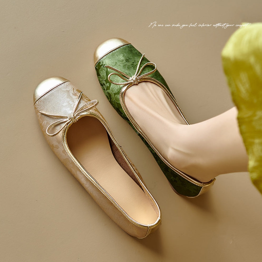 Orthopedic Balance Elegant Comfort Ballet Flats – Lightweight Slip-On Everyday Shoes