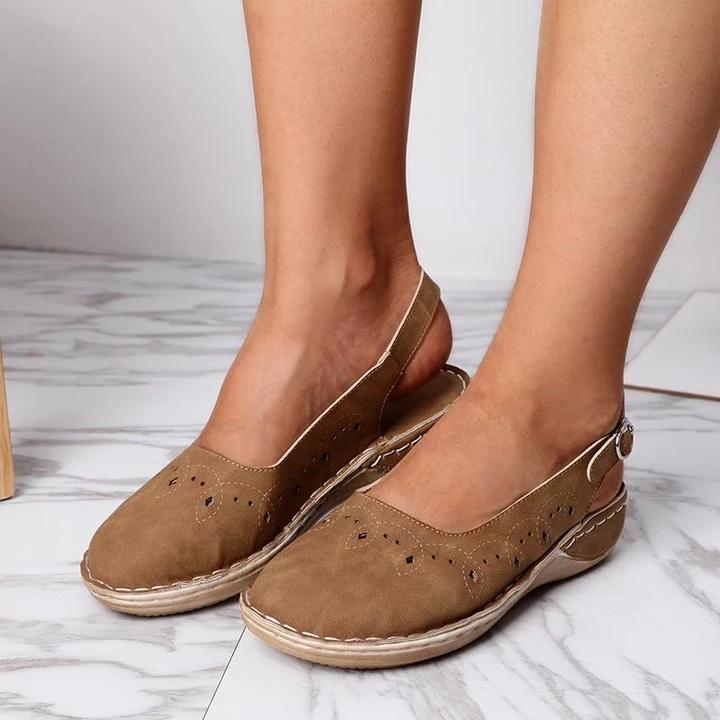 Arya | Orthopedic Slingback Loafers with Breathable Cutout Design