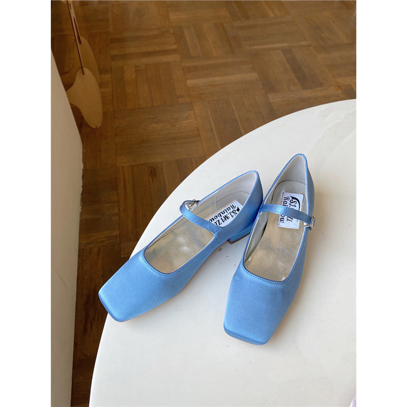 Orthopedic Balance | Transparent Strap Pointed Toe Flats