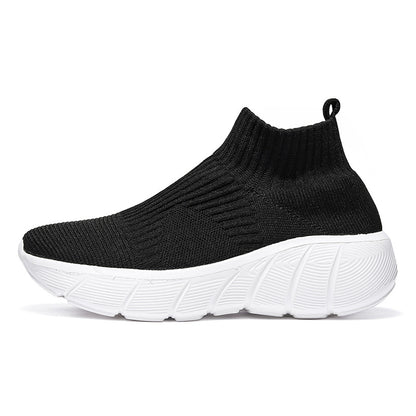 Orthopedic Slip-On Sneakers – Breathable Knit Casual Walking Shoes