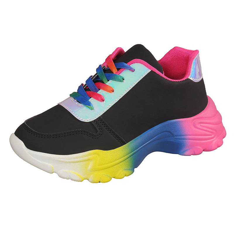 Orthopedic Balance Rainbow Sports Sneakers - Unique Style And Comfort