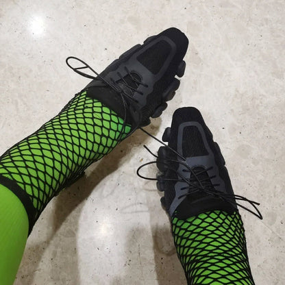 Yolene | Women’s Orthopedic Mesh Lace-Up Mule Heels