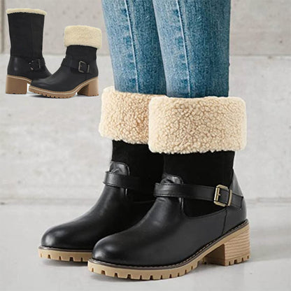 Modesty | WinterHaven Orthopedic Fur-Cuff Ankle Boots