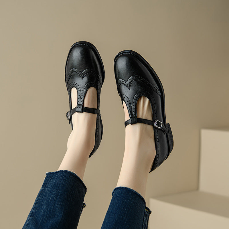 Orthopedic Balance Mary Jane Shoes - T-Strap Comfort