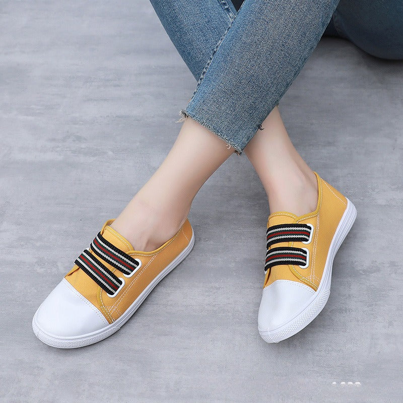 Orthopedic Balance Casual Canvas Slip-On Sneakers – Lightweight Everyday Comfort Shoes