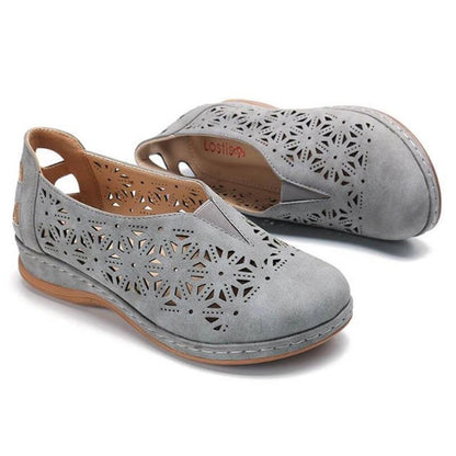 Lia | Women’s Orthopedic Slip-On Loafers with Laser-Cut Design