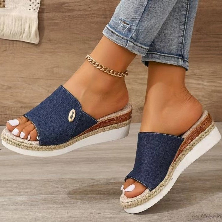 Orthopedic Platform Comfort Slide Sandals