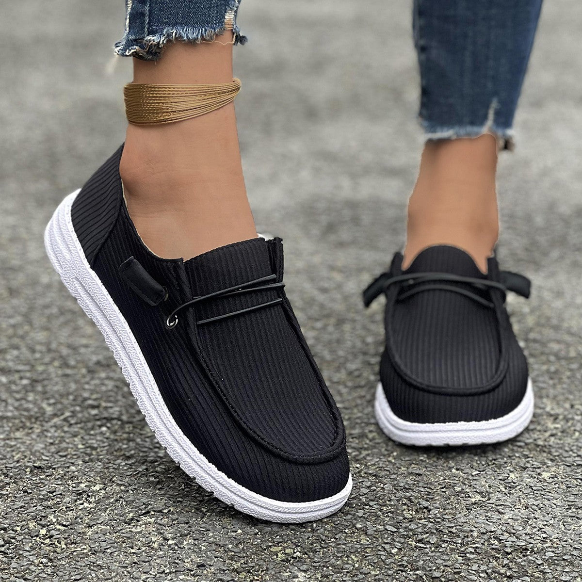 Orthopedic Balance | Women’s Slip-On Comfort Loafers – Lightweight Casual Walking Shoes