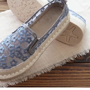 Orthopedic Balance | Embroidered Slip-On Platform Espadrille Shoes