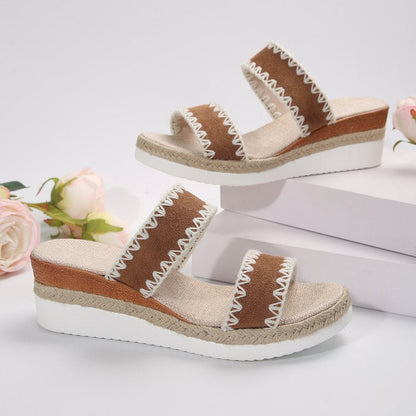 Orthopedic Balance Ethnic Hemp Sandals - Unique And Comfortable