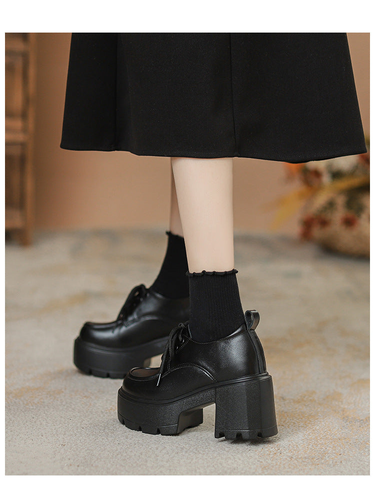 Orthopedic Balance Loafers - Chunky Sole, Thick Heel