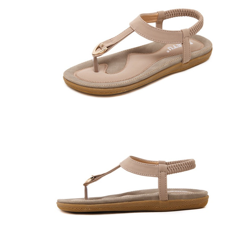 Orthopedic Balance Flat Heel Sandals - Summer Elegance And Comfort