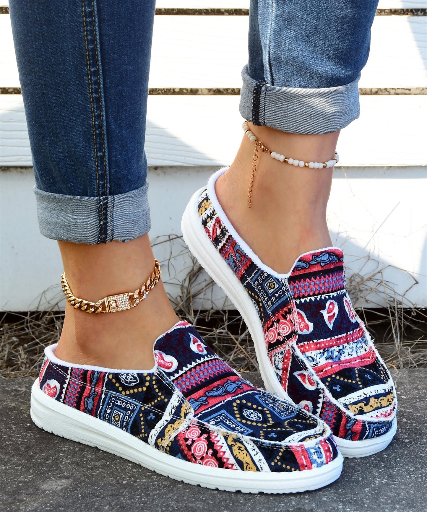 Orthopedic Balance Trendy Floral Slippers For Spring And Summer