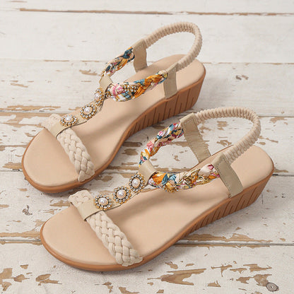 Orthopedic Balance Bohemian Braided Sandals  - Unique And Elegant