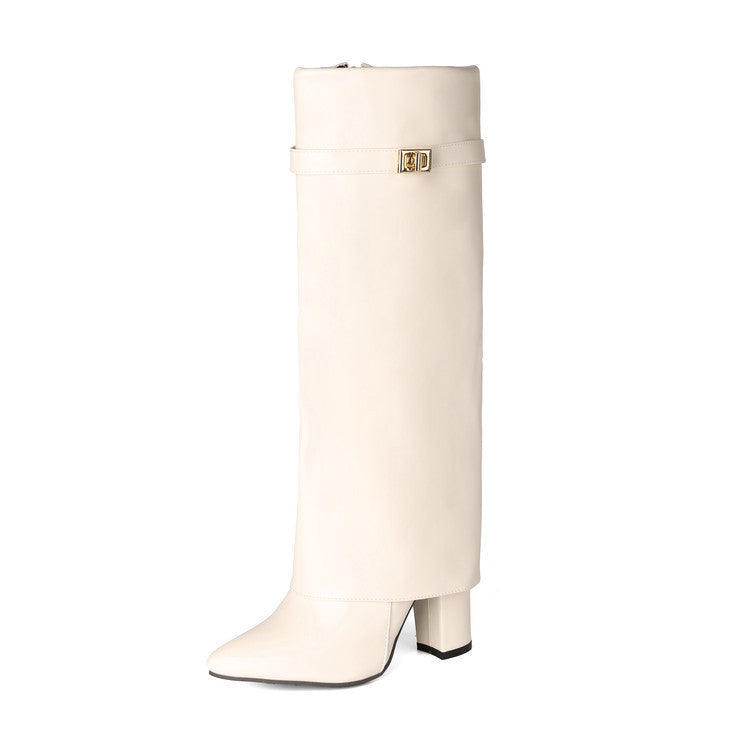 Orthopedic Balance Mid-Calf Boots - Pointed Toe & Buckles