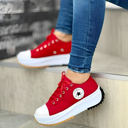 Brittany | Orthopedic Platform Sneakers – Casual Lace-Up Comfort