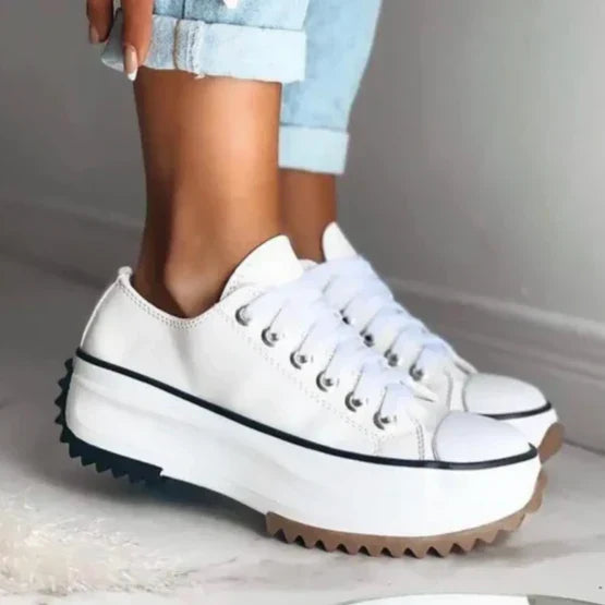 Jane | Women’s Orthopedic Platform Lace-Up Sneakers with Chunky Sole