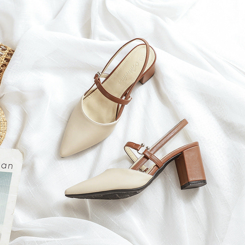 Orthopedic Balance Trendy Open-Toe Heeled Shoes For Summer - 