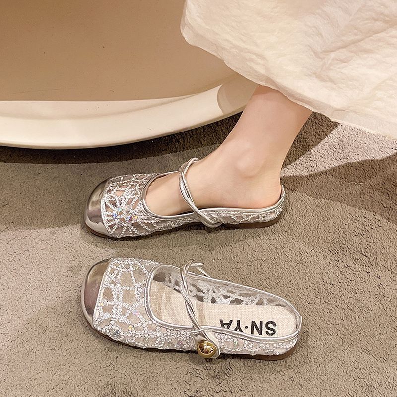Orthopedic Balance | Floral Lace Mary Jane Ballet Flats