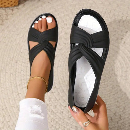 Desiree | Women’s Orthopedic Cross-Strap Comfort Sandals