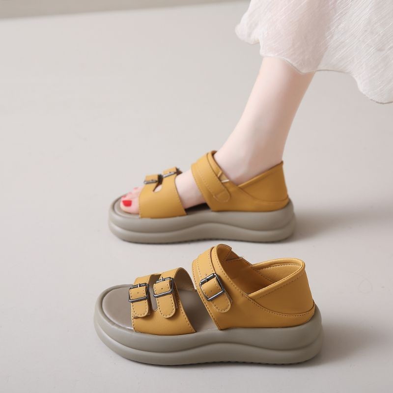 Orthopedic Balance | Double Buckle Platform Sandals