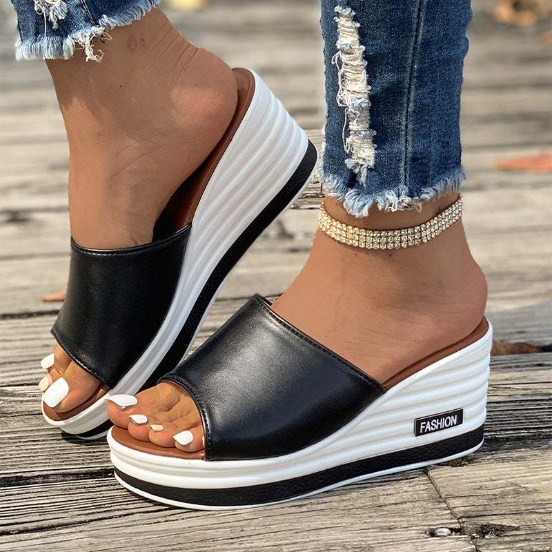 Orthopedic Balance Fish Mouth Heeled Sandals: Unique Summer Elegance