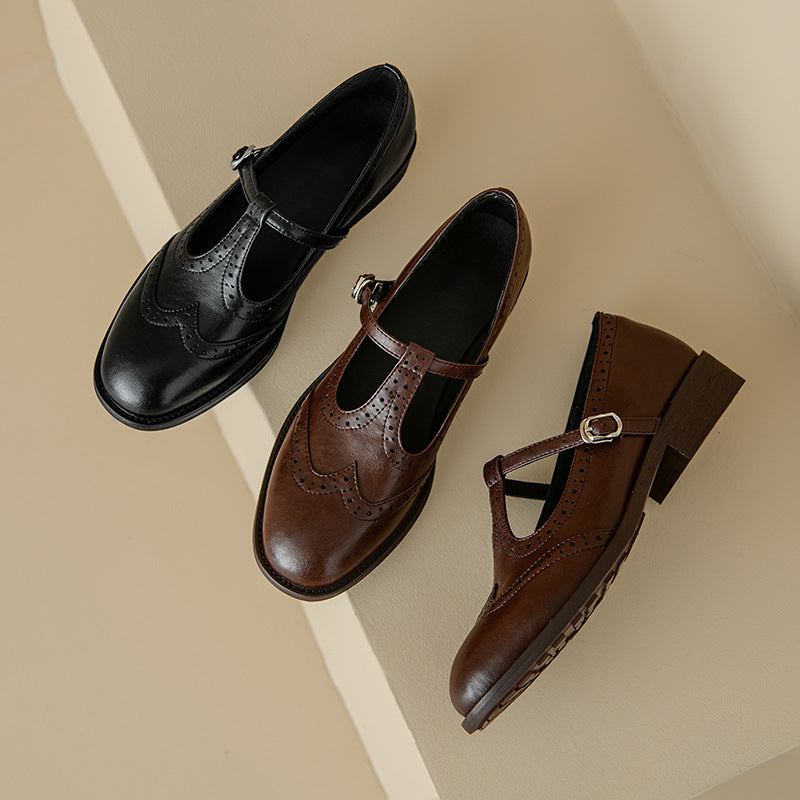 Orthopedic Balance Mary Jane Shoes - T-Strap Comfort