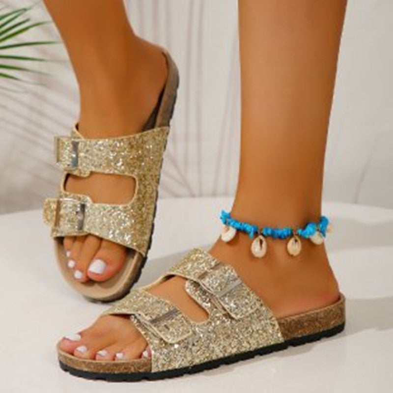Orthopedic Balance Double Buckle Sandals - Summer Shine And Comfort