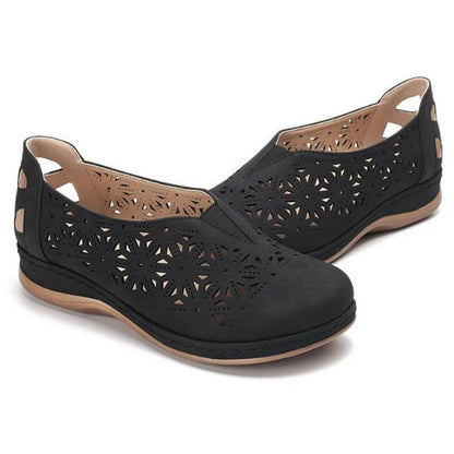 Lia | Women’s Orthopedic Slip-On Loafers with Laser-Cut Design