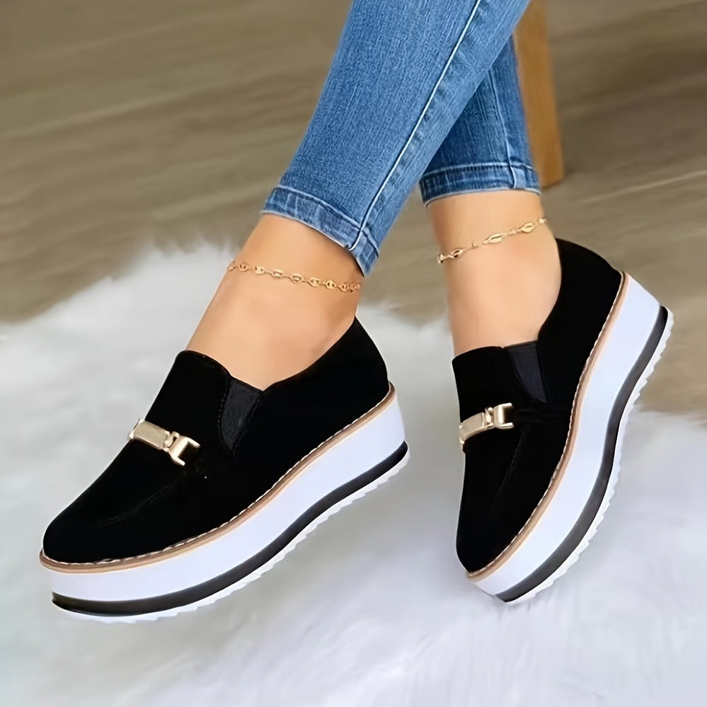 Orthopedic Balance Muffin Platform Shoes - Casual Elegance