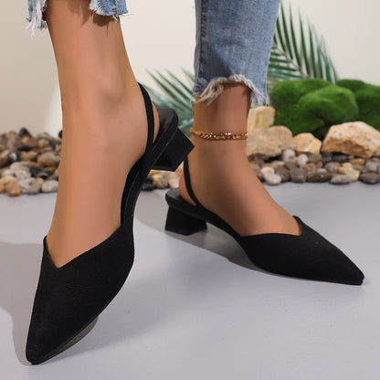Orthopedic Balance Chic Slingback Heels – Elegant Pointed Toe Comfort Pumps