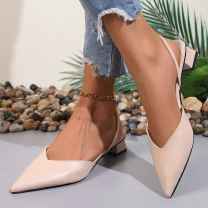 Orthopedic Balance Chic Slingback Heels – Elegant Pointed Toe Comfort Pumps