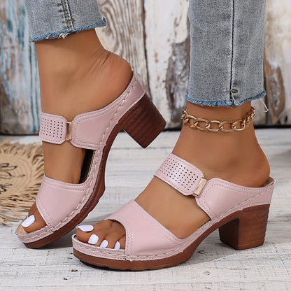 Eloise | Women’s Orthopedic Block Heel Open-Toe Sandals