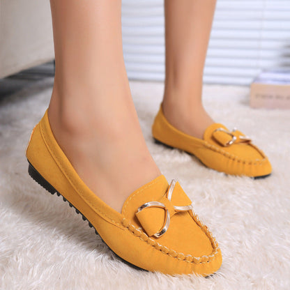 Orthopedic Balance Flat Shoes With Bow - Elegance And Comfort