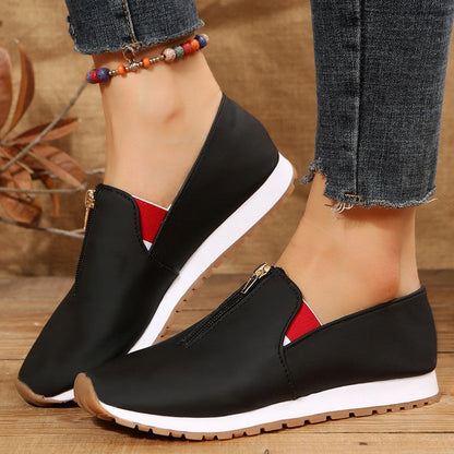 Orthopedic Balance Zip Loafers - Non Slip Comfort Shoes