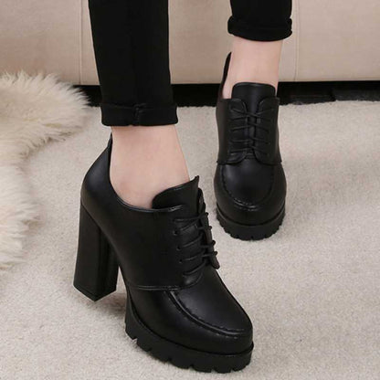 Orthopedic Balance Shoes With Unique Thick Heels And Platform