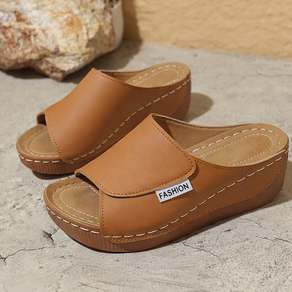 Orthopedic Balance Plus-Size Slippers - Chunky Sole Comfort