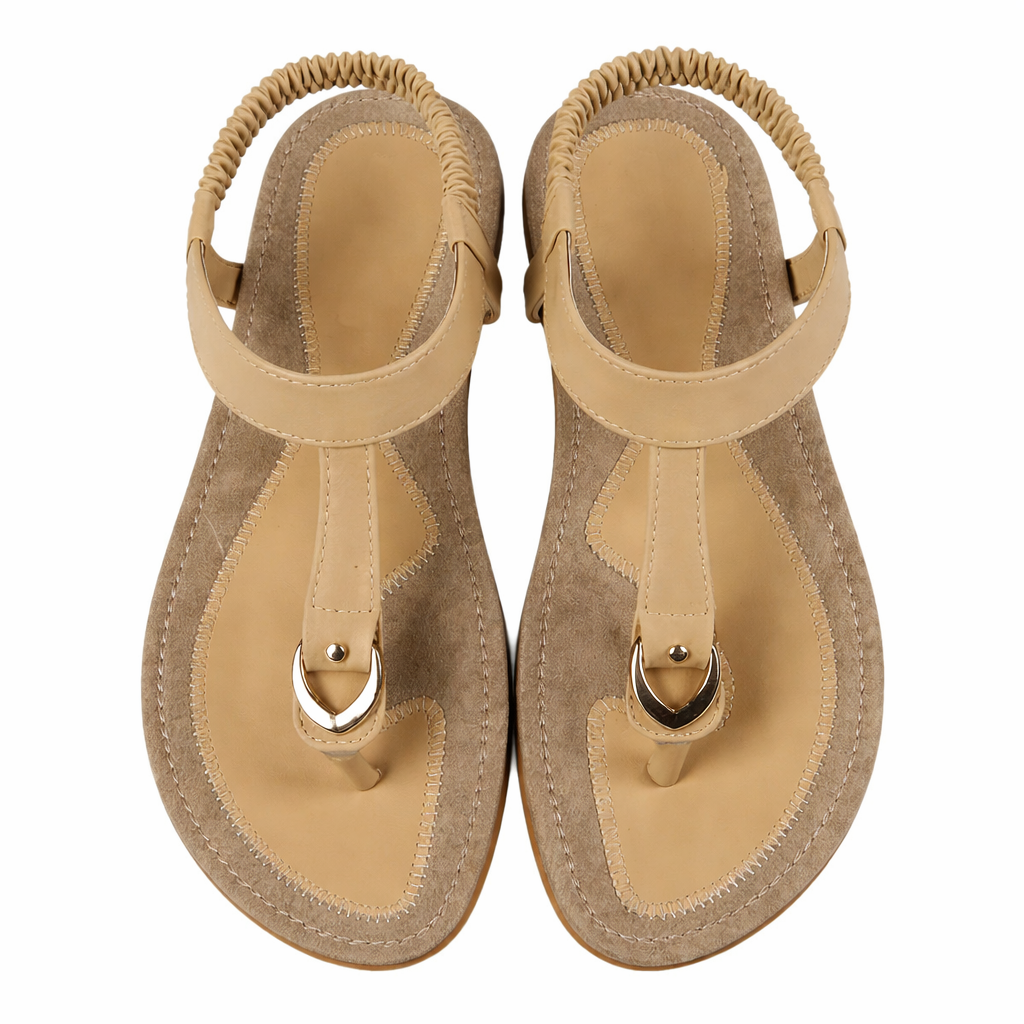 Orthopedic Balance Flat Heel Sandals - Summer Elegance And Comfort