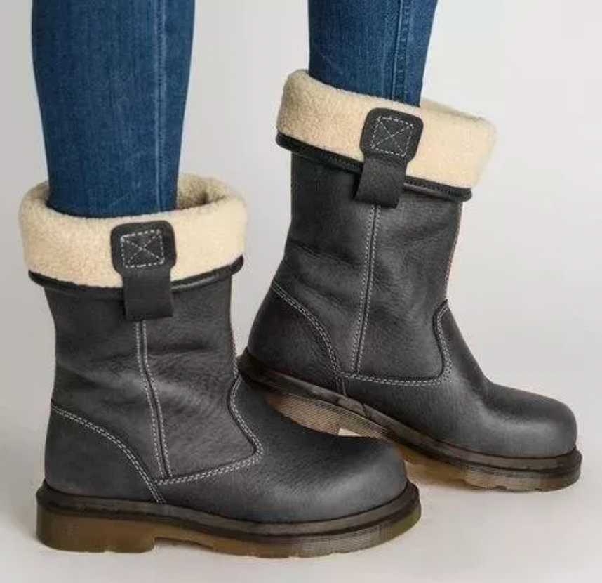 Hayden | Women’s Orthopedic Shearling-Lined Winter Leather Boots