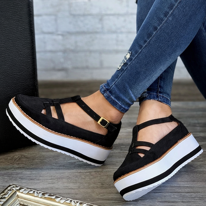 Orthopedic Balance Buckle Muffin Sandals: Unique Elegance And Comfort