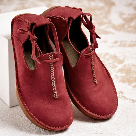 Jasmine | Vintage Suede Ankle Boots with Orthopedic Cushioned Sole