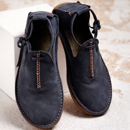 Jasmine | Vintage Suede Ankle Boots with Orthopedic Cushioned Sole