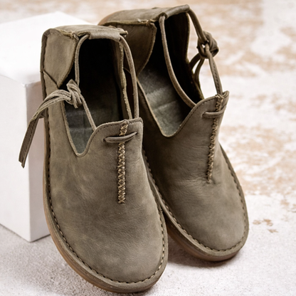 Jasmine | Vintage Suede Ankle Boots with Orthopedic Cushioned Sole