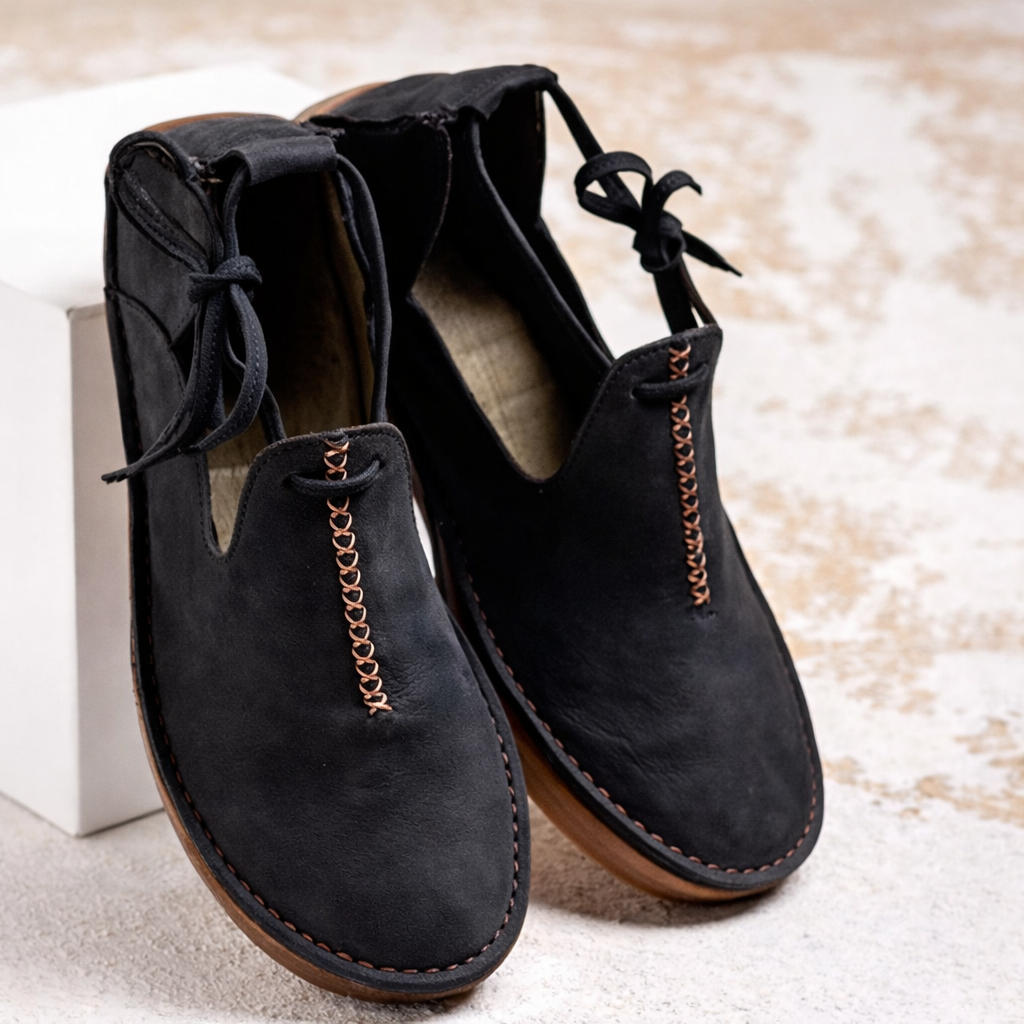 Jasmine | Vintage Suede Ankle Boots with Orthopedic Cushioned Sole