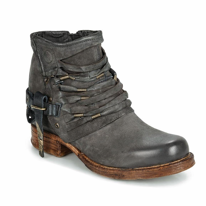Emma | Women’s Orthopedic Lace-Up Ankle Boots with Side Zipper