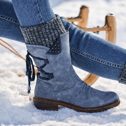 Mavis | Cozy Suede Cuff Orthopedic Winter Boots