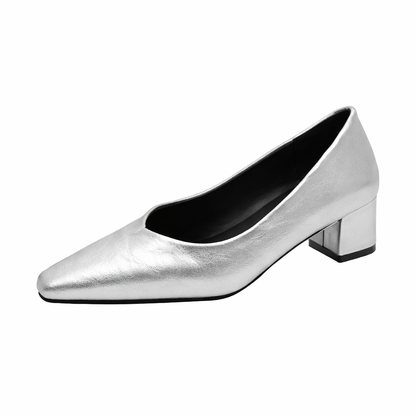 Orthopedic Balance Square Toe Mid-Heel Shoes - Comfort Fit