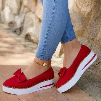 Orthopedic Balance Women’s Shoes - Bow & Breathable Design